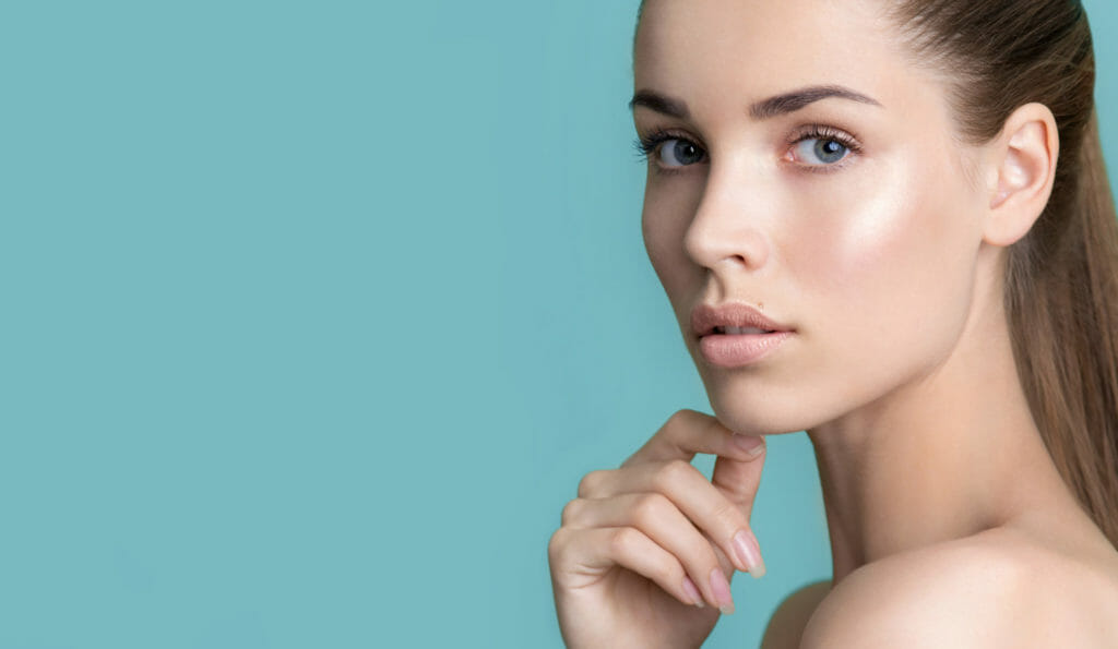 juvederm woman with high cheeks and full lips